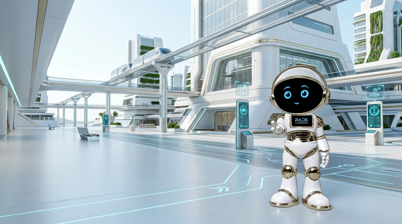 RADX robot presenting intelligent industry solutions